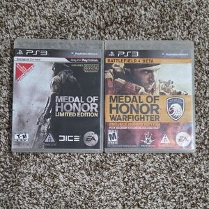 PS3 Medal Of Honor Limited Edition And Warfighter Games For PlayStation 3